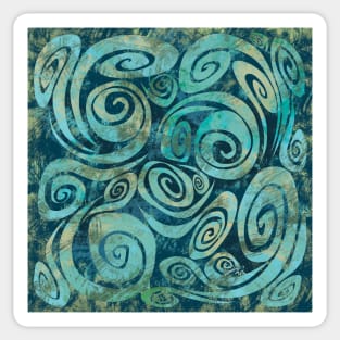 Swirl Pattern 002 Sticker